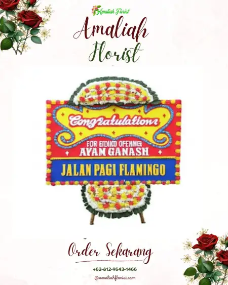 Sewa Papan Bunga Pangkal Mas Mulya